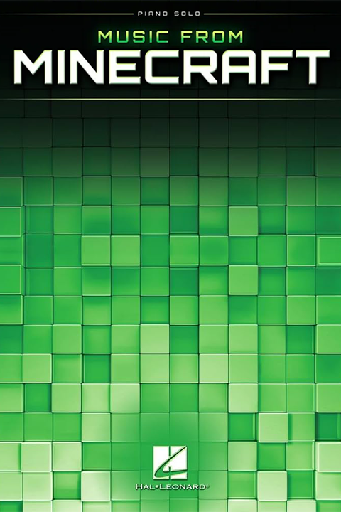 Green blocks over black background