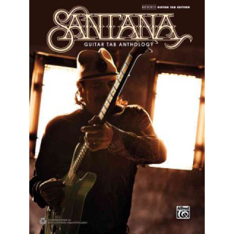Santana playing guitar